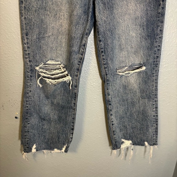 Pistola Womens Cassie Super High Rise Straight Leg‎ Distressed Jeans 30 Denim - Picture 6 of 12